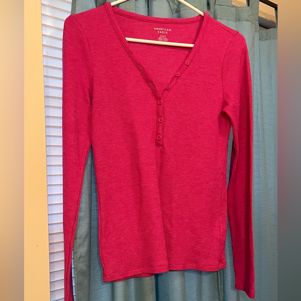 AE Henley Long sleeve Top